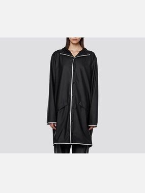 NEW RAINS Long Rain Jacket with Reflective Trim NWT 🌷